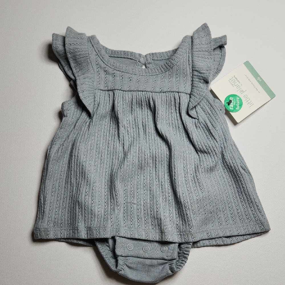 Gray Baby Romper